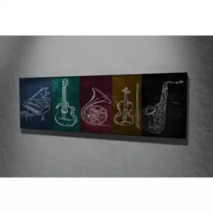 Image of PC027 Multicolor Decorative Canvas Painting