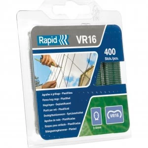 Image of Rapid VR16 Fence Hog Rings Green Pack of 400
