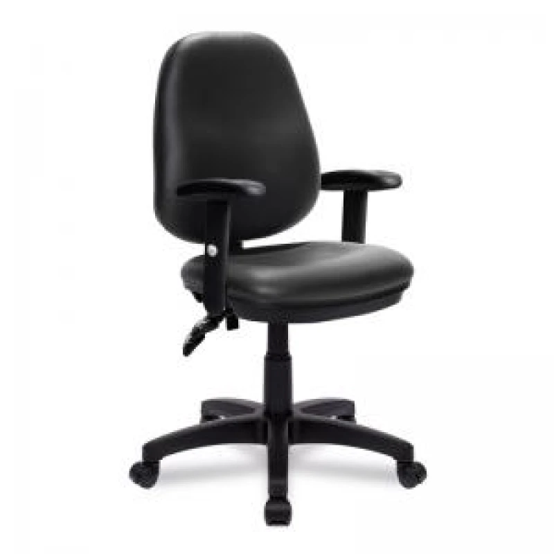 Image of Nautilus Designs Java 200 Medium Back Twin Lever Vinyl Operator Office EXR41369NA