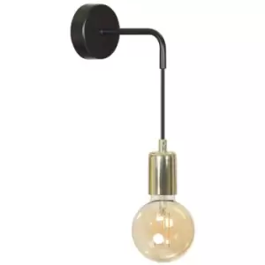 Image of Emibig Vesio Black Wall Lamp 1x E27