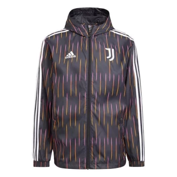 Image of adidas Juventus Windbreaker Mens - Black / White
