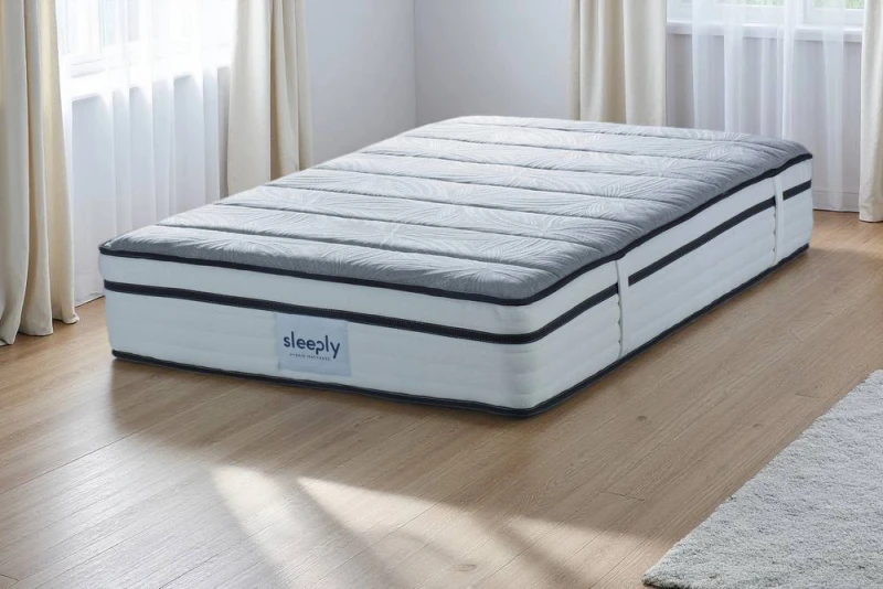 Image of Outdoor Living Sleeply Hybrid Mattress - Simply Sleep in Grey Size: Single Grey Unisex Single