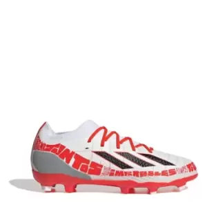 Image of adidas X Messi .1 FG Junior Football Boots - White
