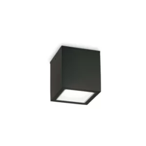 Image of Ideal Lux Outdoor Surface Mounted Downlight Black IP54, GU10