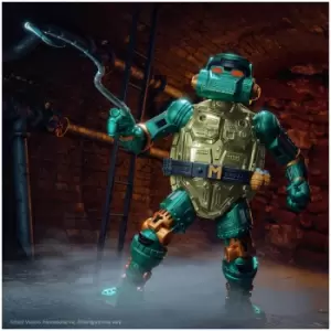 Image of Super7 Teenage Mutant Ninja Turtles Ultimates! Figure - Warrior Metalhead Michelangelo