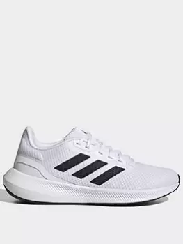 Image of adidas Runfalcon 3.0 - White/Black, Size 6.5, Women