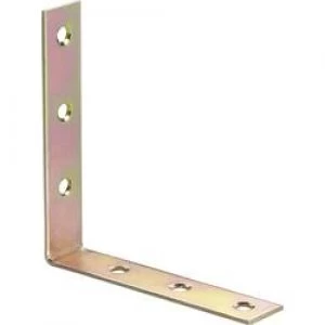 Image of TOOLCRAFT Chair angle yellow 100 mm Steel yellow galvanised