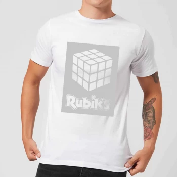 Image of Rubik's Core Box Mens T-Shirt - White - XS