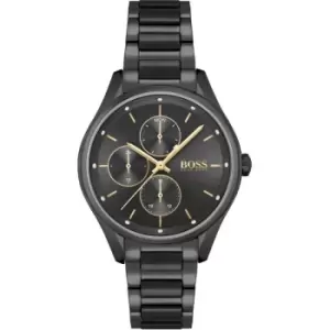 Image of Ladies BOSS Grand Course Black Dial Watch