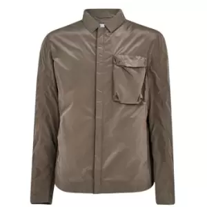 Image of Paul And Shark Chest Pocket Overshirt - Green