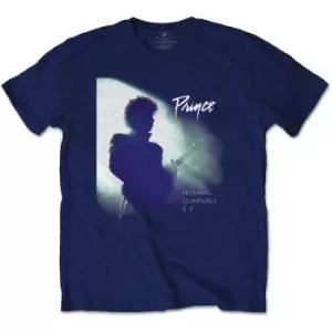 Image of Prince - Northing Compares 2 U Unisex XX-Large T-Shirt - Blue