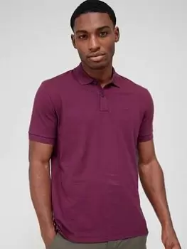 Image of Hugo Boss Pallas Polo Shirt Dark Purple
