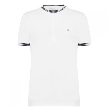 Image of Farah Vintage Texas Short Sleeve T Shirt - 104 White