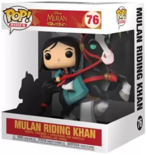 Image of Mulan Mulan riding Khan (POP! Rides) vinyl figure 76 Funko Pop! multicolor