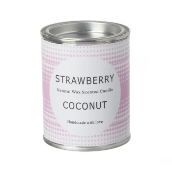 Image of Heaven Sends Strawberry Coconut Scented Candle 200g
