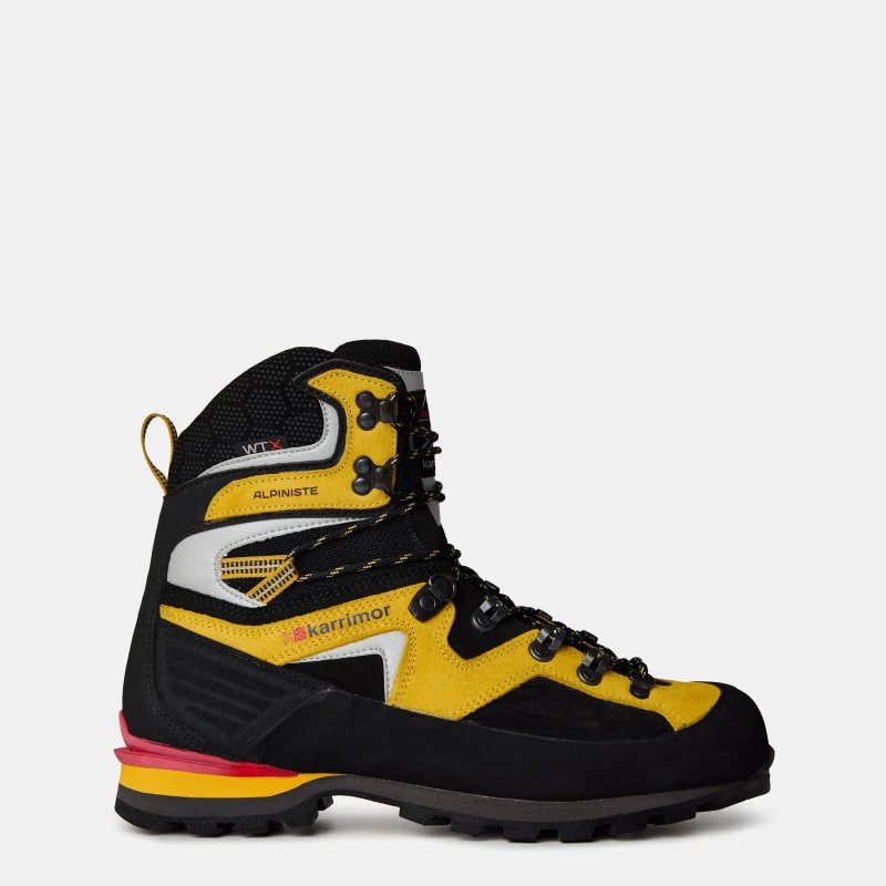 Image of Karrimor Alpiniste Mountain Boots Mens Black/Yellow male 8 (42)