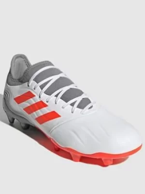 Image of Adidas Mens Copa 20.3 Firm Ground Football Boot, White, Size 11, Men