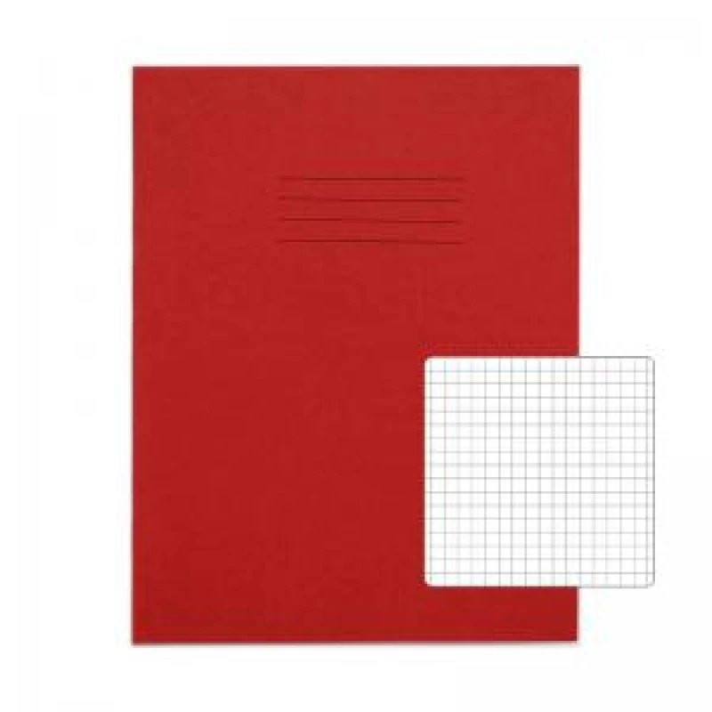 Image of RHINO 9 x 7 Exercise Book 80 Page, Red, S5 (Pack of 100)