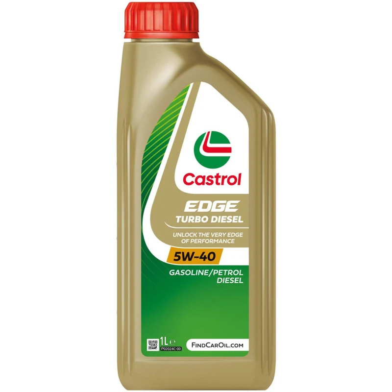 Image of Castrol Engine oil Castrol EDGE Turbo Diesel 5W-40 Capacity: 1l, Synthetic Oil 15F816