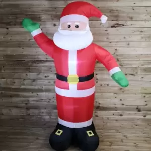 Image of 8ft (250cm) Giant LED Inflatable Santa Claus Christmas Outdoor Decoration
