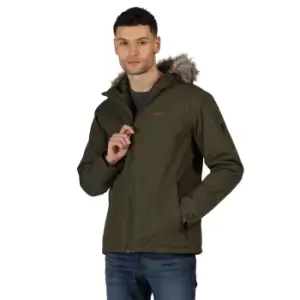 Image of Regatta Mens Haig Waterproof Insulated Hooded Parka Jacket M - Chest 39-40' (99-101.5cm)