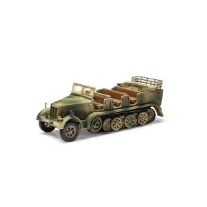 Image of Sdkfz 7 Artillery Tractor Tunisia 1943 1:50 Corgi Military Legends Model