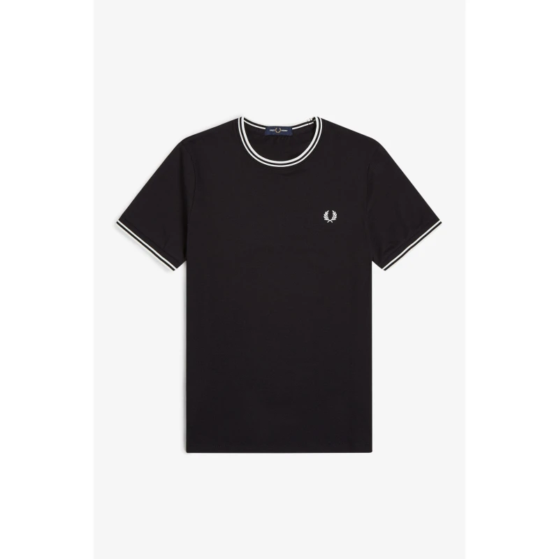 Image of Fred Perry Twin Tipped T-Shirt Black 102 male L