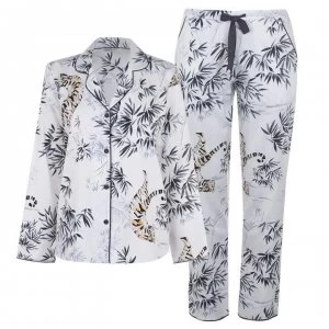 Image of Cyberjammies Tiger Pyjama Set - White