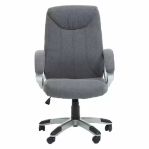 Image of Interiors by PH Fabric Office Chair with Arms, Grey