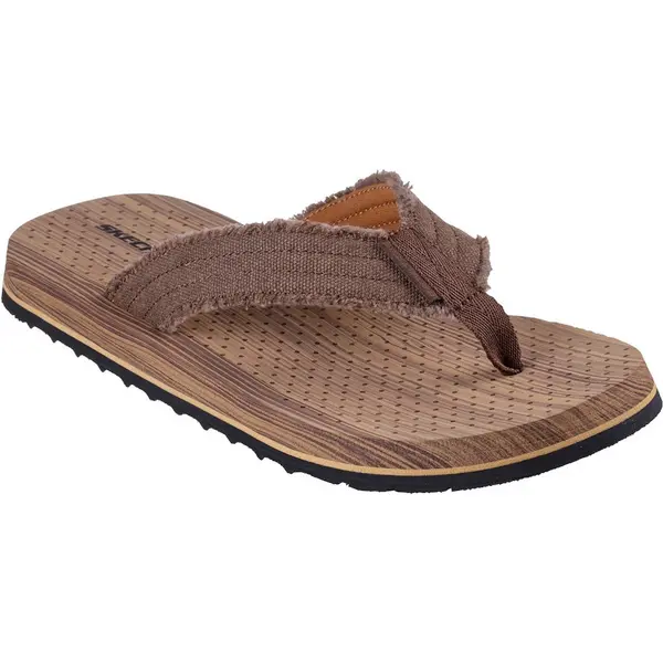 Image of Skechers Mens Tantric Fritz 3 Point Thong Sandals UK Size 11 (EU 46) BROWN SKE2263-BRN-11