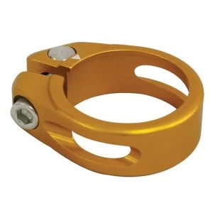 Image of ETC One23 Alloy Seat Clamp 34.9mm Orange