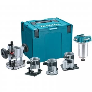 Image of Makita DRT50 18v LXT Cordless Brushless Router Trimmer No Batteries No Charger Case Accessories