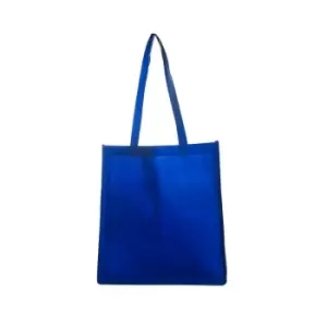 Image of United Bag Store Gusseted Tote Bag (One Size) (Blue)