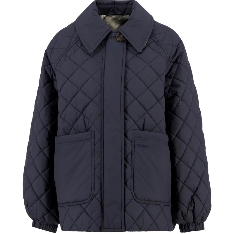 Image of Barbour Womens Laoise Quilted Jacket Navy/Ancient female 14 (L)