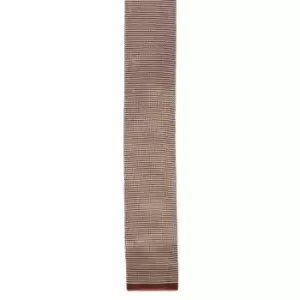 Image of Boss Knitted T-Tie 6cm Mens - Brown