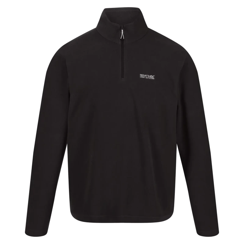 Image of Regatta Thompson Fleece Zip Sweatshirt Black M