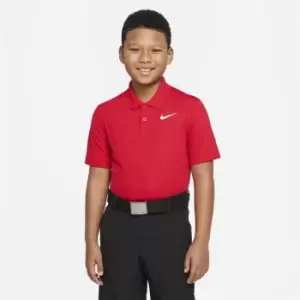 Image of Nike Dri-FIT Victory Big Kids (Boys') Golf Polo Shirt - Red