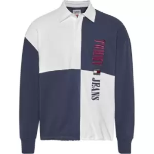 Image of Tommy Jeans Tjm Rlxd Archive Rugby - Blue