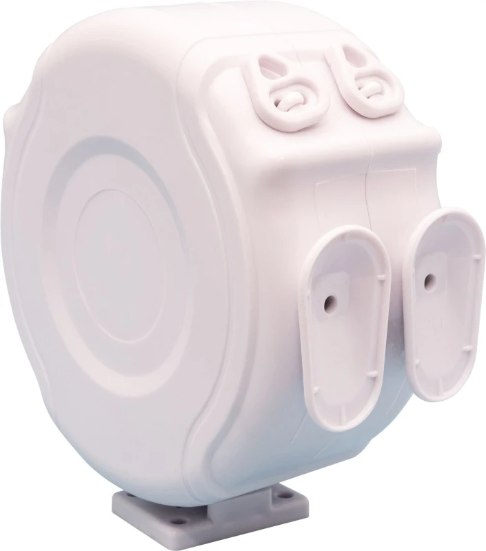 Image of 24m Retractable Clothes Reel Double (2 x 12m) Washing Lines Wall Mounted Outdoor ELV-732008 Clothes Line