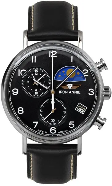 Image of Iron Annie Watch Amazonas Impression Mens - Black IRN-234