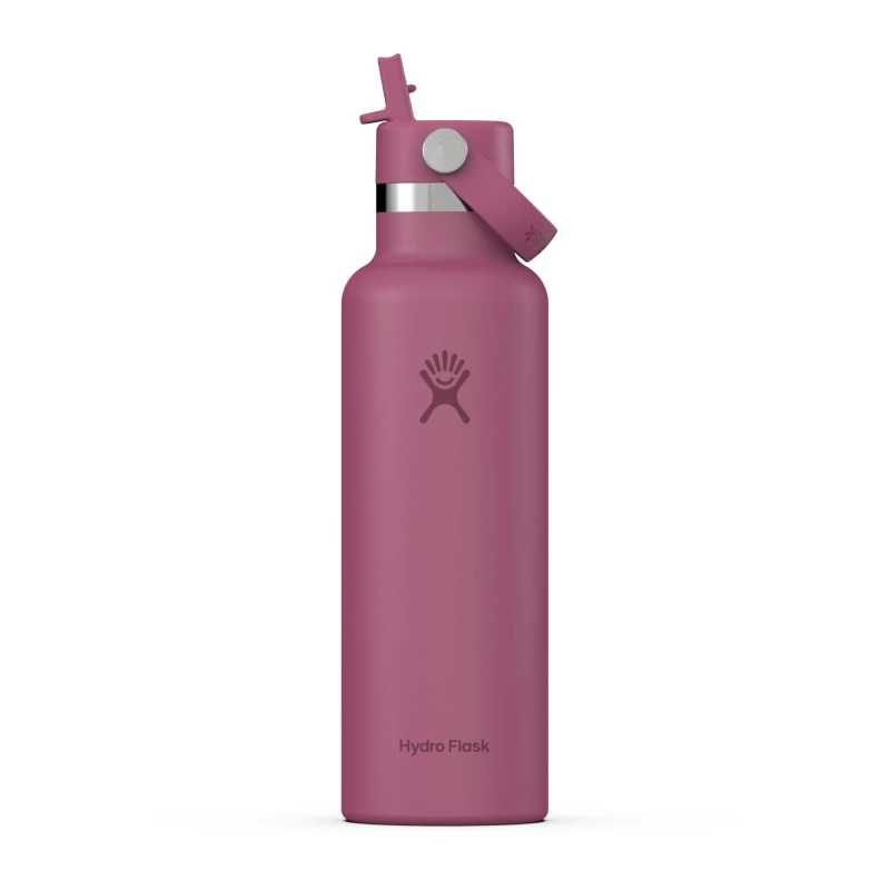 Image of Hydro Flask Standard Mouth Water Bottle 621 ml (21 oz) with Flex Straw Cap Reef unisex One Size