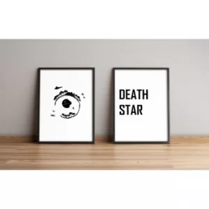 Image of 2PYSCT-021 Multicolor Decorative Framed MDF Painting (2 Pieces)