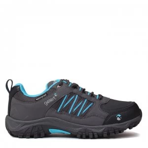 Image of Gelert Horizon Low Waterproof Walking Shoes - Charcoal/Blue