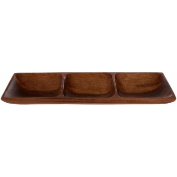 Image of Kora 3 Section Rectangular Serving Dish - Premier Housewares