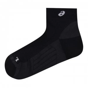 Image of Asics Road Quarter Socks - Black