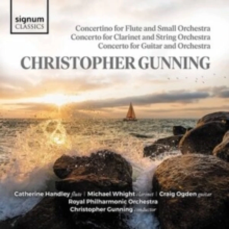 Image of Christopher Gunning: Concertino for Flute and Small Orchestra/... CD / Album