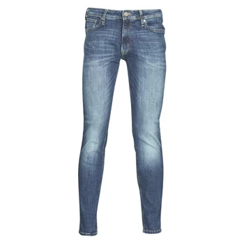 Image of Jack Jones JJILIAM mens Skinny Jeans in Blue - Sizes US 34 / 32,US 36 / 32,US 34 / 34,US 36 / 34,US 28 / 32,US 30 / 34,US 31 / 34,US 30 / 32,US 32 / 3