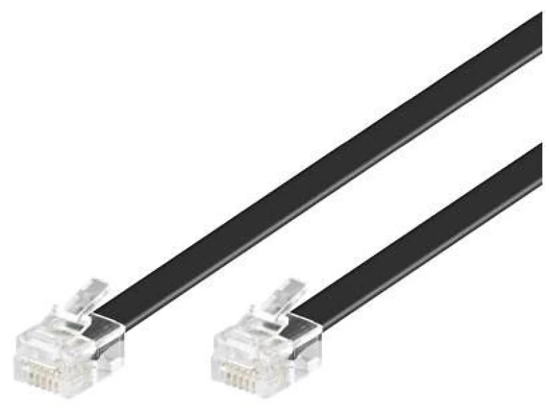 Image of Microconnect MPK102S telephone cable 2m Black