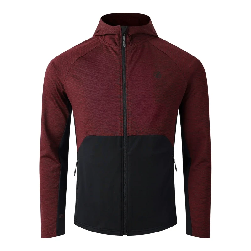 Image of Dare 2b Dare 2b Men Assimilate Core Stretch Odour Elimination Insulating Midlayer in Purple Size: Medium Purple M Male 5063516214281