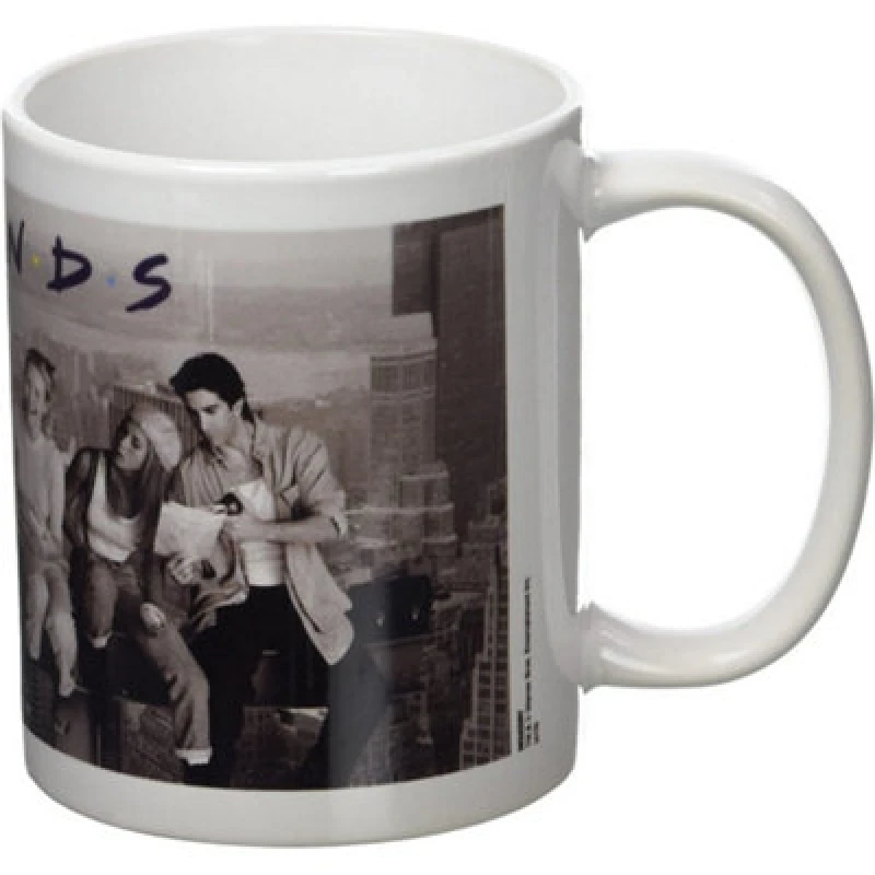 Image of Friends Lunch On A Skyscraper Mug White unisex